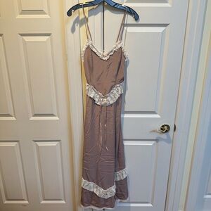 Saxon Vintage 60s Brown Nightgown